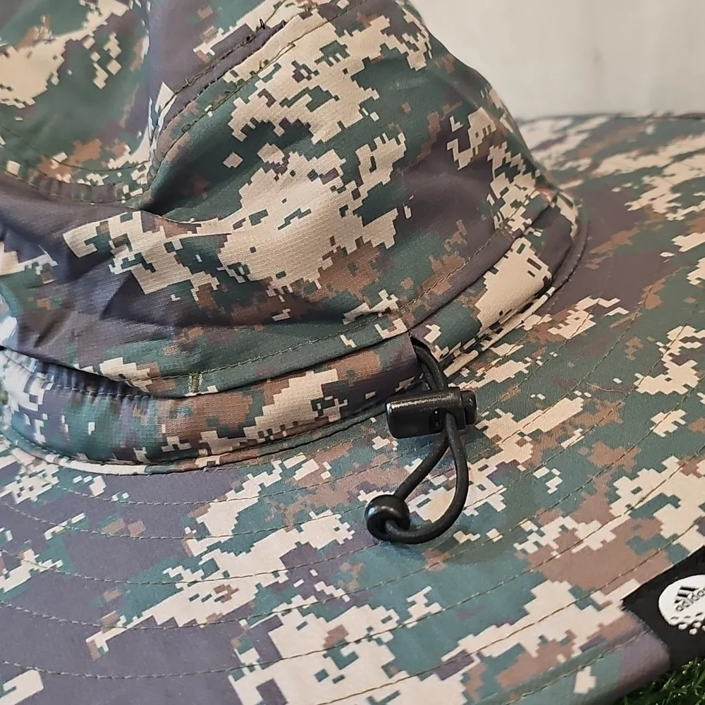 Adidas Wide Brim Camo Bucket Hat  L/XL